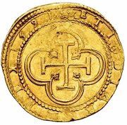 4 Escudos - Felipe II Madrid, Spain, 1591 reverse image