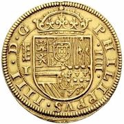 4 Escudos - Felipe IV milled obverse image