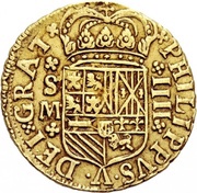 4 Escudos - Felipe V Seville obverse image