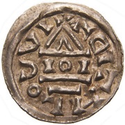 Denar - Jaromir, Bohemia, 1003-1034 reverse image