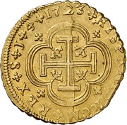 4 Escudos - Felipe V, Spain, 1719-1729 reverse image