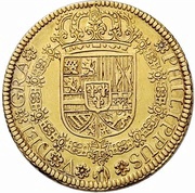 4 Escudos - Felipe V Cuenca obverse image