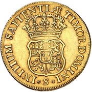 4 Escudos - Felipe V Seville reverse image
