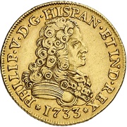 4 Escudos - Felipe V Seville obverse image