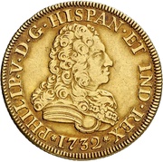 4 Escudos - Felipe V Madrid obverse image