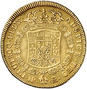 4 Escudos - Carlos III Madrid, Spain, 1761 reverse image