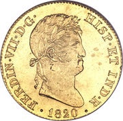 4 Escudos - Fernando VII obverse image
