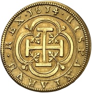 8 Escudos - Felipe III, Spain, 1610-1615 reverse image