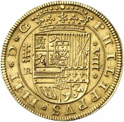 8 Escudos - Felipe IV milled obverse image