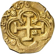 8 Escudos - Carlos II, Spain, 1666-1699 reverse image