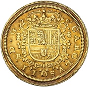 8 Escudos - Carlos II Segovia obverse image