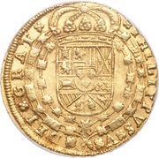 8 Escudos - Felipe V Seville,1st type obverse image