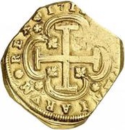 8 Escudos - Felipe V Madrid, Spain, 1711-1714 reverse image