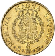 8 Escudos - Fernando VI Madrid, armored, Spain, 1750 reverse image
