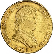 8 Escudos - Fernando VII obverse image