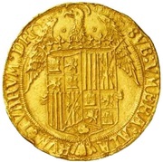 20 Ducats - Ferdinandus V and Elisabet I, Spain, 1497-1548 reverse image