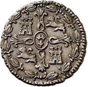 2 Maravedis - Fernando VII Jubia reverse image