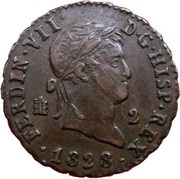 2 Maravedis - Fernando VII Segovia obverse image
