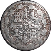 4 Maravedis - Fernando VII Jubia, Spain, 1812-1817 reverse image