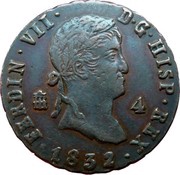 4 Maravedis - Fernando VII obverse image