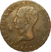 8 Maravedis - Jose I Bonaparte Segovia obverse image