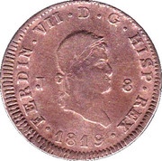 8 Maravedis - Fernando VII Jubia,2nd portrait obverse image
