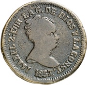8 Maravedis - Isabel II Pamplona obverse image