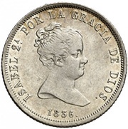 4 Reales - Isabel II DIOS obverse image
