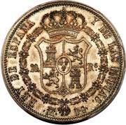 20 Reales - Fernando VII, Spain, 1833 reverse image