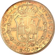 320 Reales - Jose I Bonaparte, Spain, 1810-1812 reverse image
