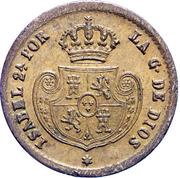 1 Decima de Real - Isabel II obverse image