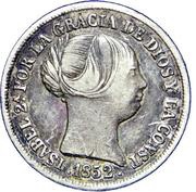 2 Reales - Isabel II obverse image