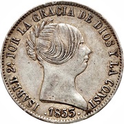 10 Reales - Isabel II obverse image