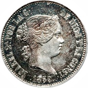 10 Reales - Isabel II obverse image