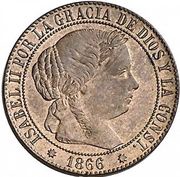 1 Centimo de Escudo - Isabel II obverse image