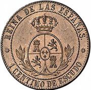 1 Centimo de Escudo - Isabel II reverse image