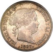 2 Escudos - Isabel II obverse image