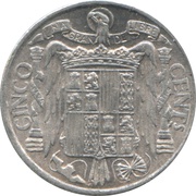 5 Centimos reverse image
