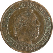 10 Centimos - Carlos VII pretender obverse image