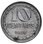 10 Centimos - II Republic reverse image
