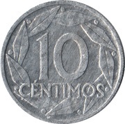 10 Centimos - Francisco Franco reverse image