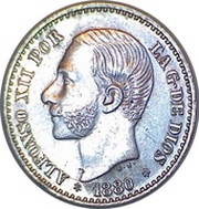 50 Centimos - Alfonso XII obverse image