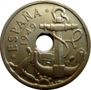 50 Centimos Arrows down obverse image