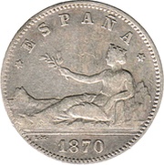 1 Peseta - Provisional Government ESPAÑA obverse image