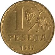 1 Peseta "Rubia" reverse image