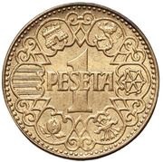 1 Peseta obverse image