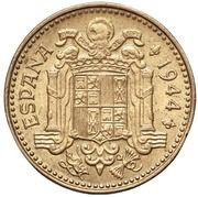 1 Peseta reverse image