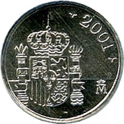 1 Peseta - Juan Carlos I silver reverse image