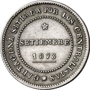 10 Reales - Cantonal Revolution obverse image