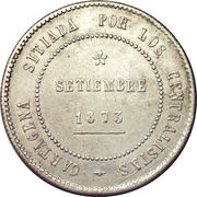 5 Pesetas - Cantonal Revolution obverse image